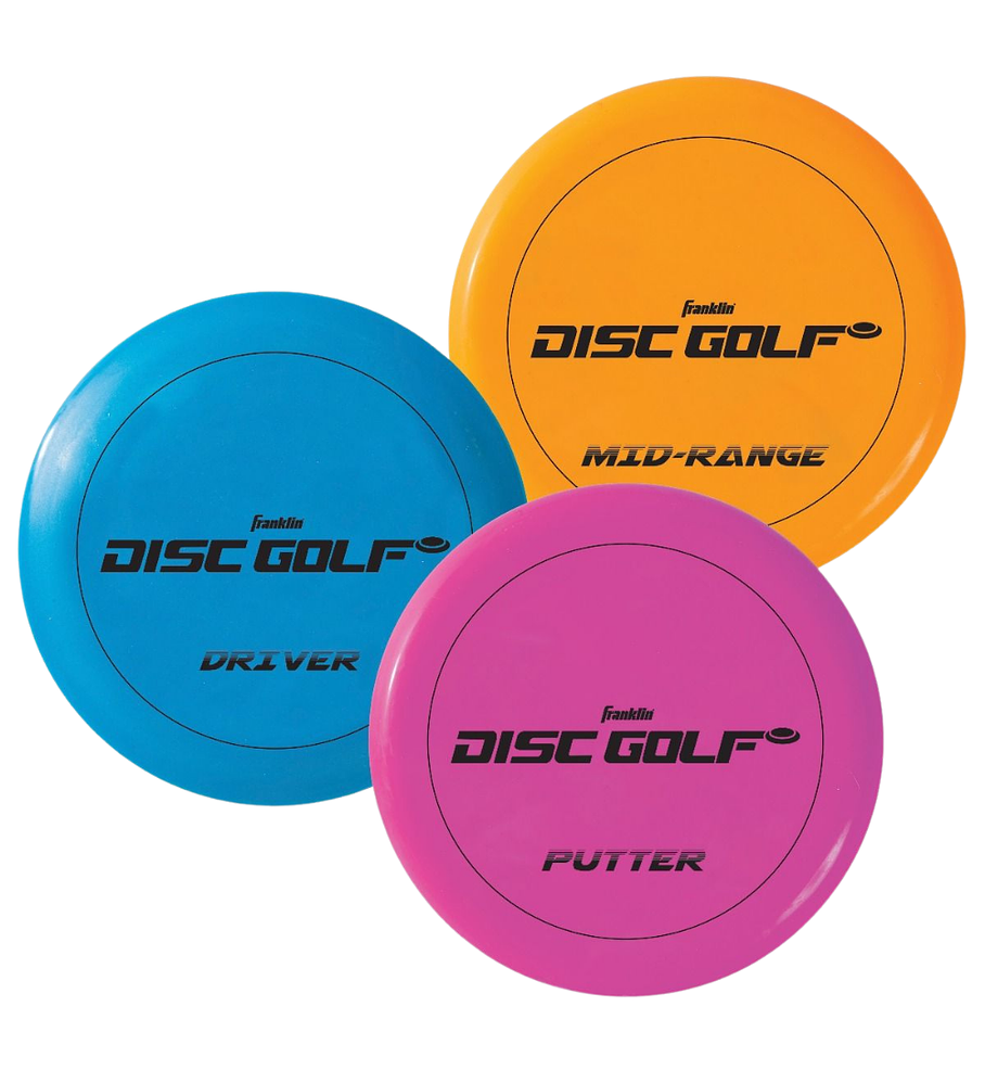 Discos de Lanzamiento Franklin Sports Disc Golf Set 3 Discos