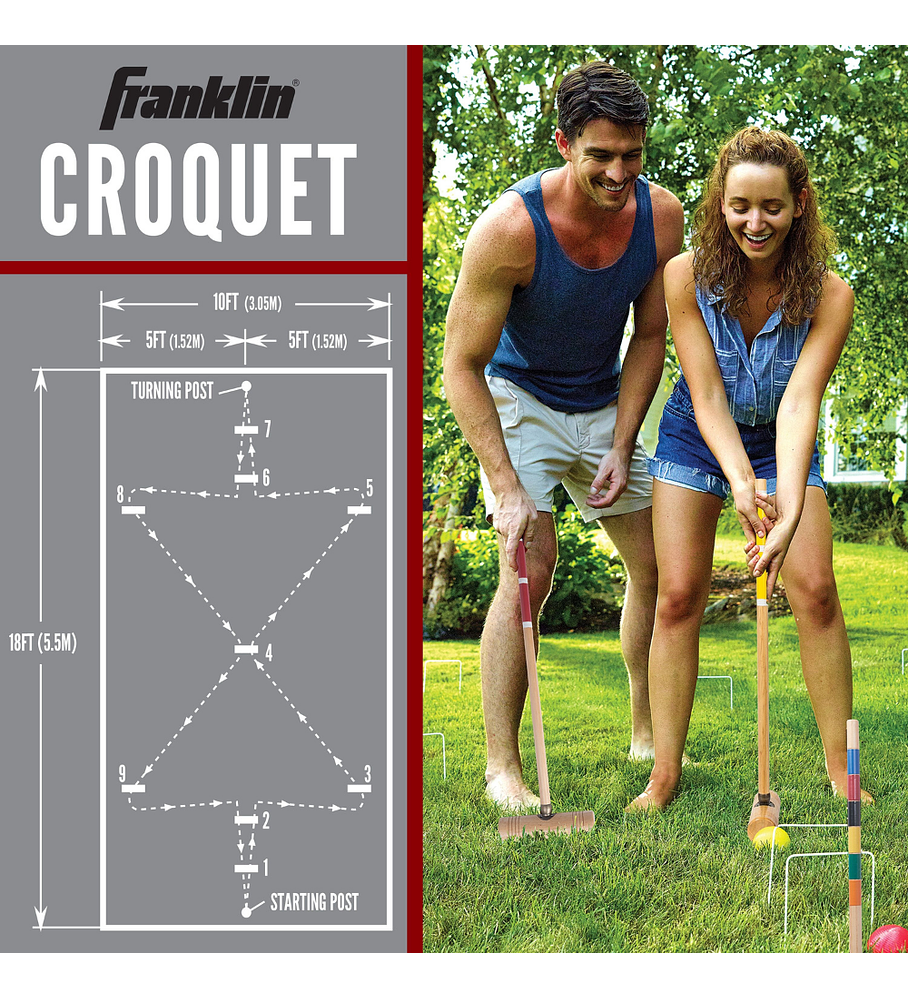 Set de Croquet Franklin Sports Professional Set