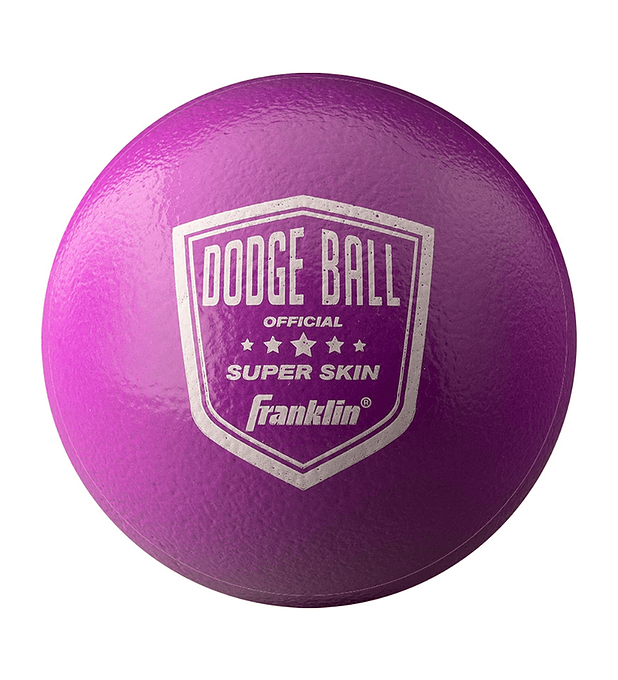 Balón de Esquivar de Espuma Morado Franklin Sports Superskin Dodgeball 15 cm