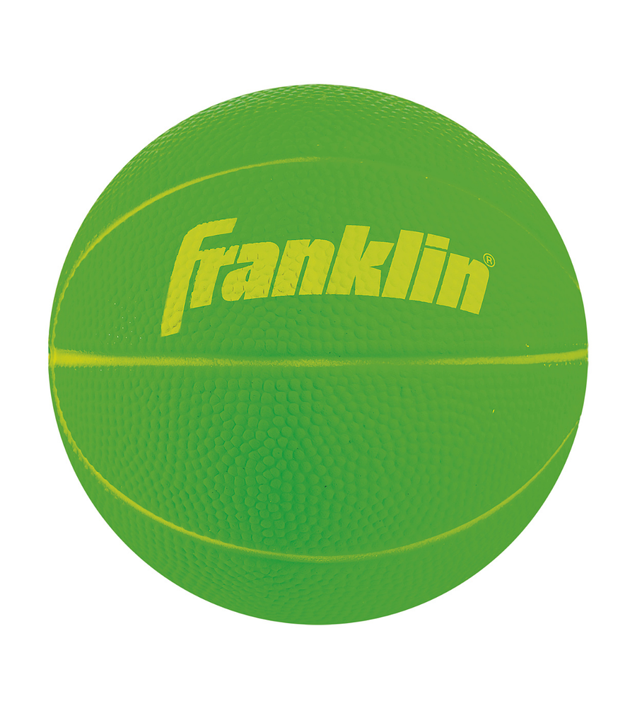 Balón de Espuma Mini Basketball Verde Franklin Sports Pro Brite