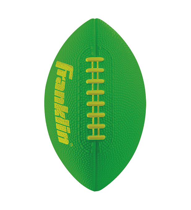 Balón de Espuma Mini Fútbol Americano Verde Franklin Sports Pro Brite