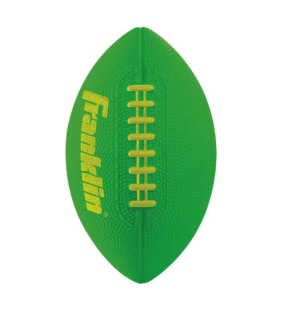 Balón de Espuma Mini Fútbol Americano Verde Franklin Sports Pro Brite