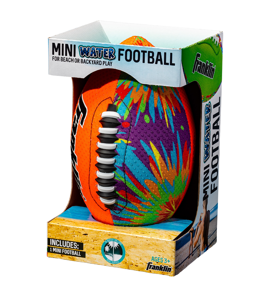 Balón Fútbol Americano Franklin Sports Aquaticz Naranja Tamaño Mini