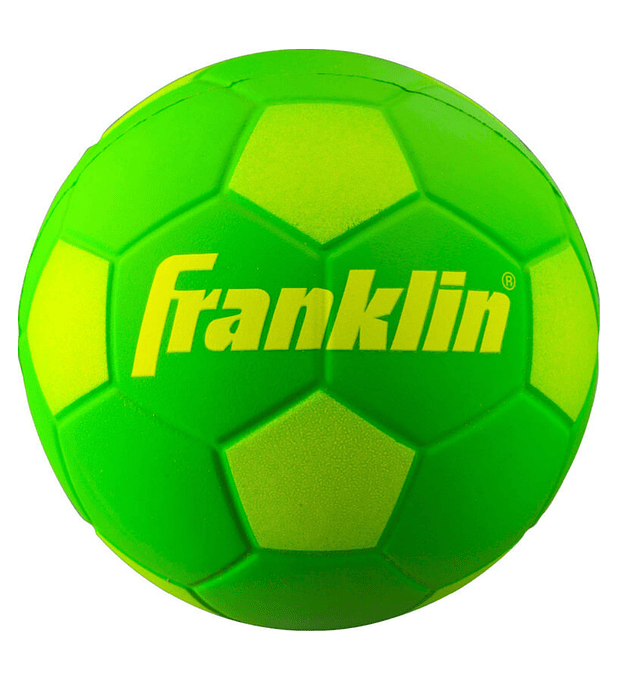 Balón de Fútbol de Espuma Verde Franklin Sports Probrite 17 cm