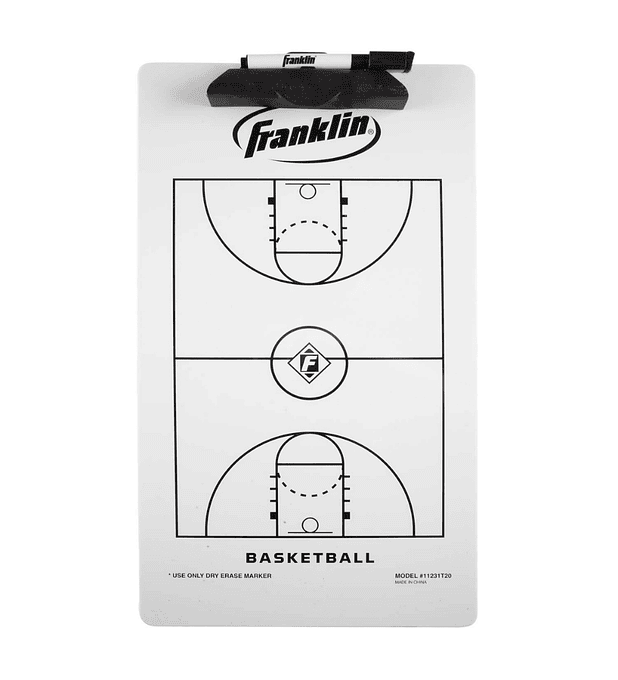Pizarra de Cancha de Basketball Franklin Sports 40 x 23 cm Coaches Clip Board