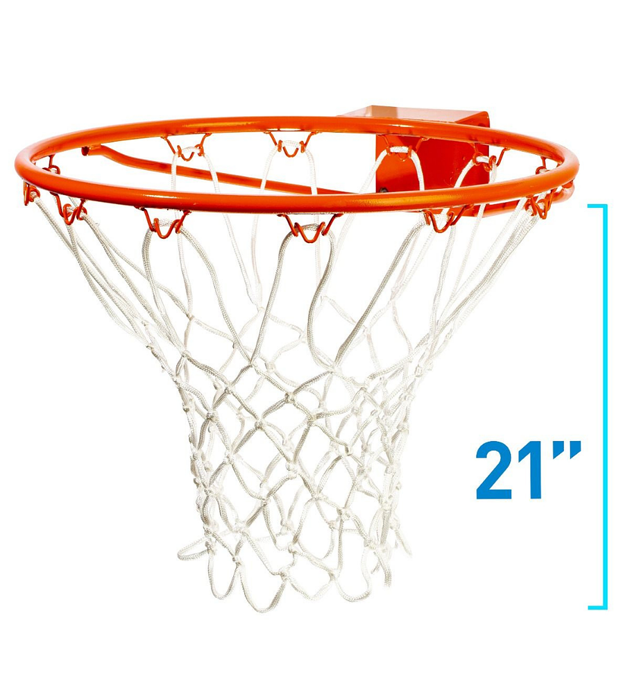 Red Basketball Blanca Franklin Sports White 12 Loop Hourglass Style Basketball Net