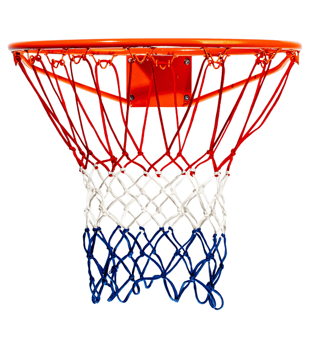 Red Basketball Rojo Blanco y Azul Franklin Sports Red White Blue 12 Loop Hourglass Style Basketball Net