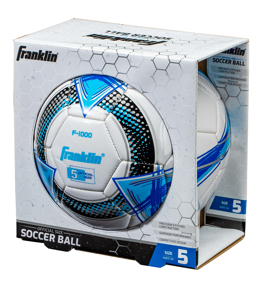Balón Fútbol Azul Franklin Sports Competition 1000 Tamaño 4