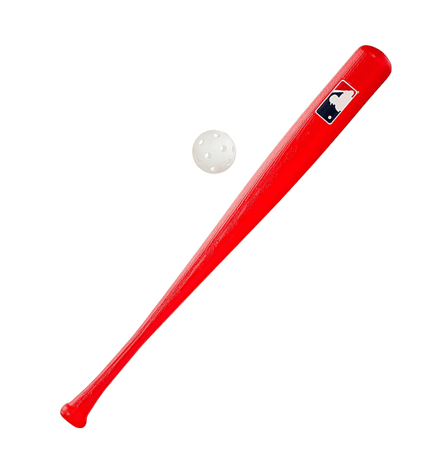 Bat de Baseball MLB Rojo Franklin Sports 76 cm Pro Style Bat & Ball