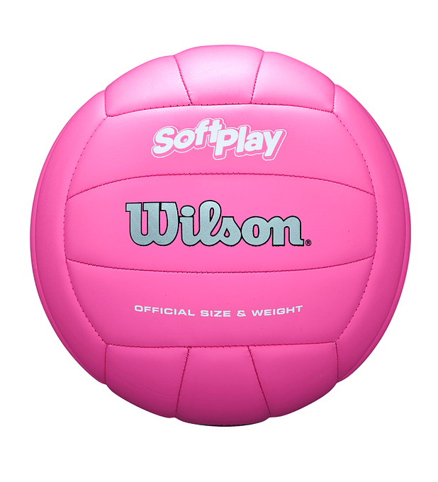 Balón Volleyball Wilson Soft Play Tamaño 5 Rosado