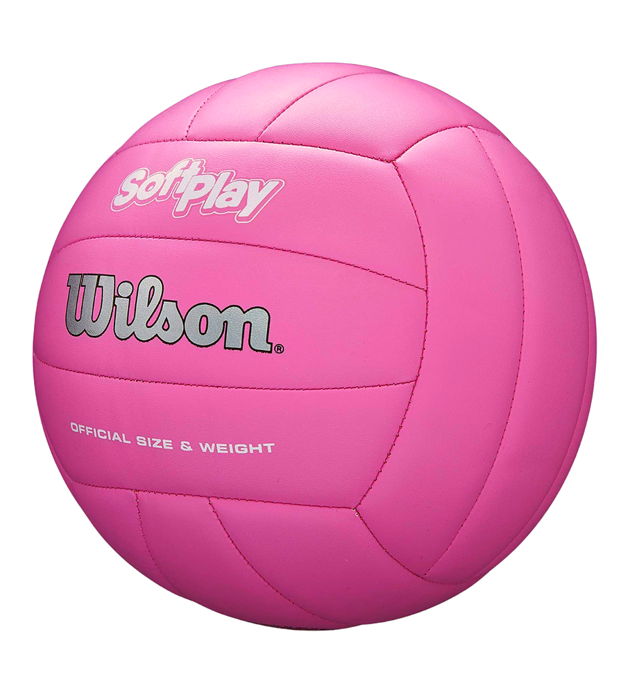 Balón Volleyball Wilson Soft Play Tamaño 5 Rosado