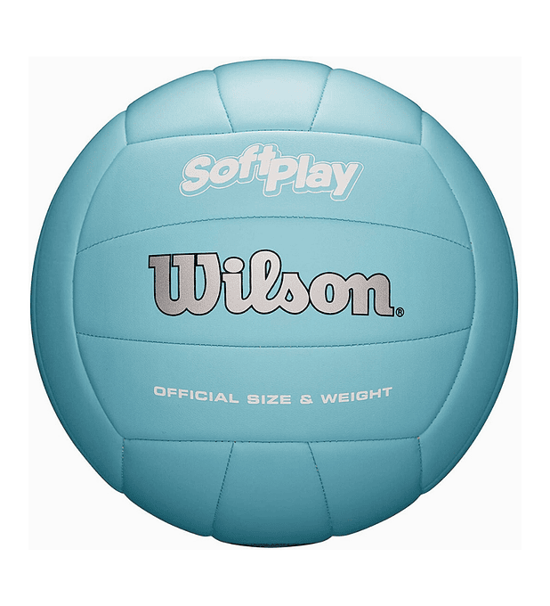 Balón Volleyball Wilson Soft Play Tamaño 5 Celeste