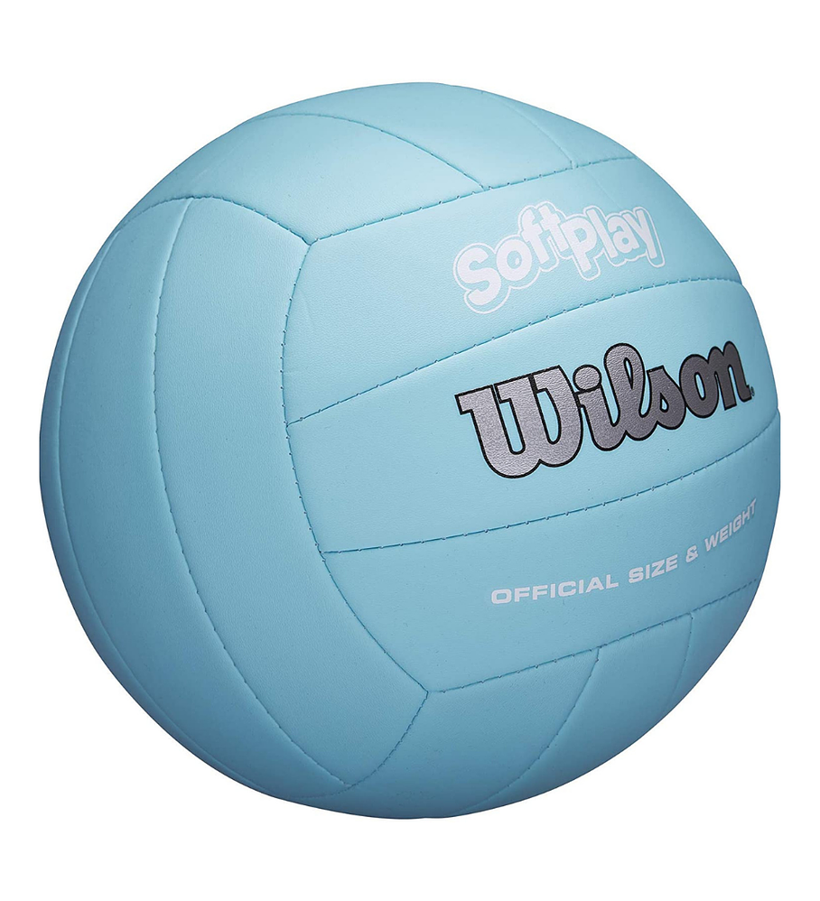 Balón Volleyball Wilson Soft Play Tamaño 5 Celeste