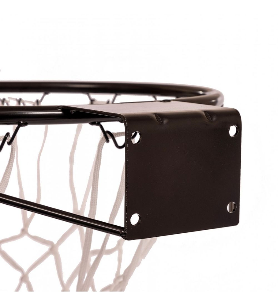Aro de Basketball Bamo Tamaño Oficial 45 cm Acero 16 mm Negro