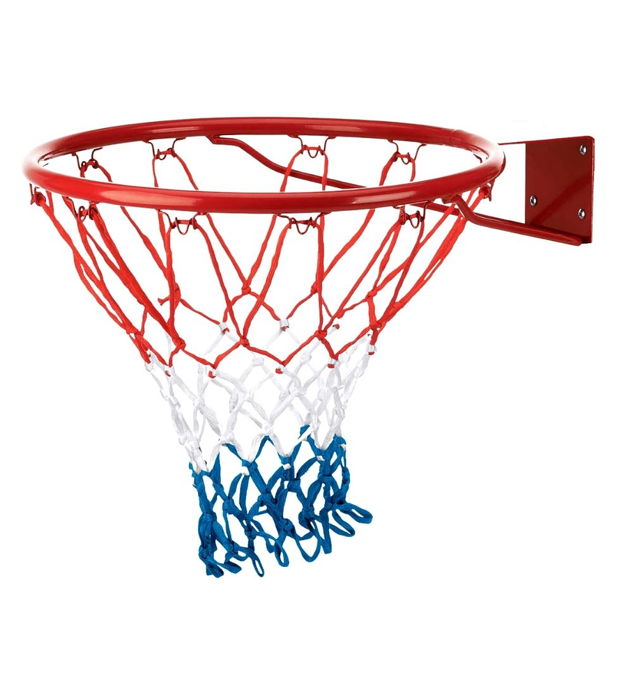 Aro de Basketball Bamo Tamaño Oficial 45 cm Acero 16 mm Rojo