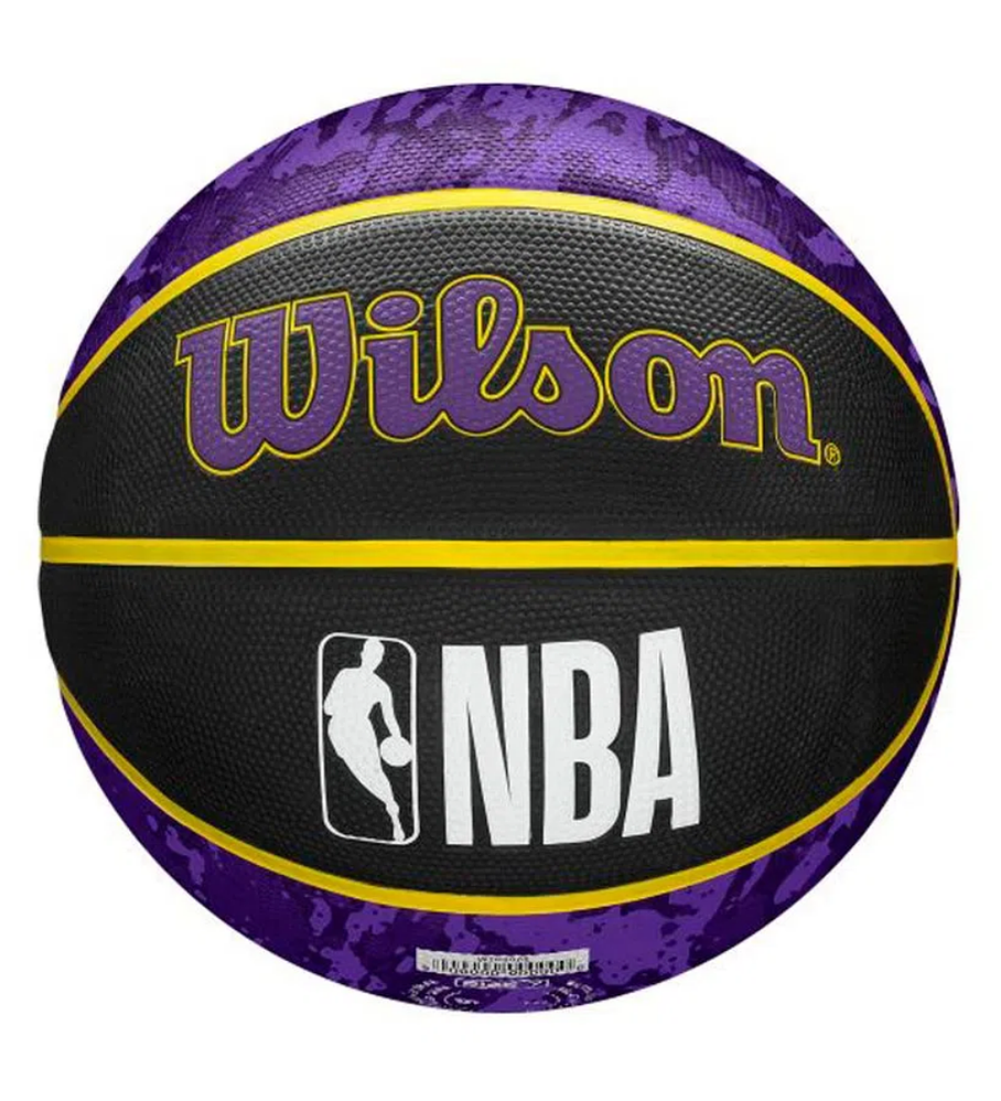 Balón Basketball Wilson NBA Tidye Los Angeles Lakers Tamaño 7