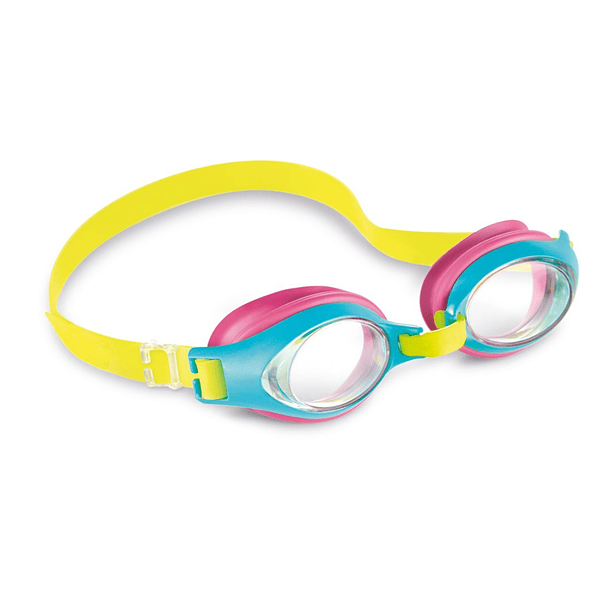 Lentes de Agua Niño Intex Anteojos Natación Junior Goggles Azul