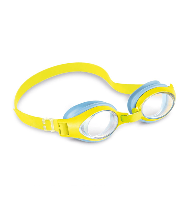 Lentes de Agua Niño Intex Anteojos Natación Junior Goggles Amarillo