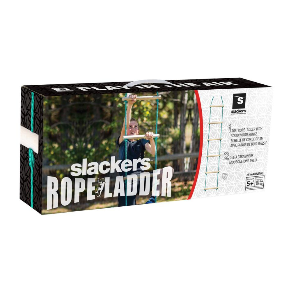 Ninja Line Escalera De Cuerda Slackers USA - 2.6 M De Largo, 38 Cm De