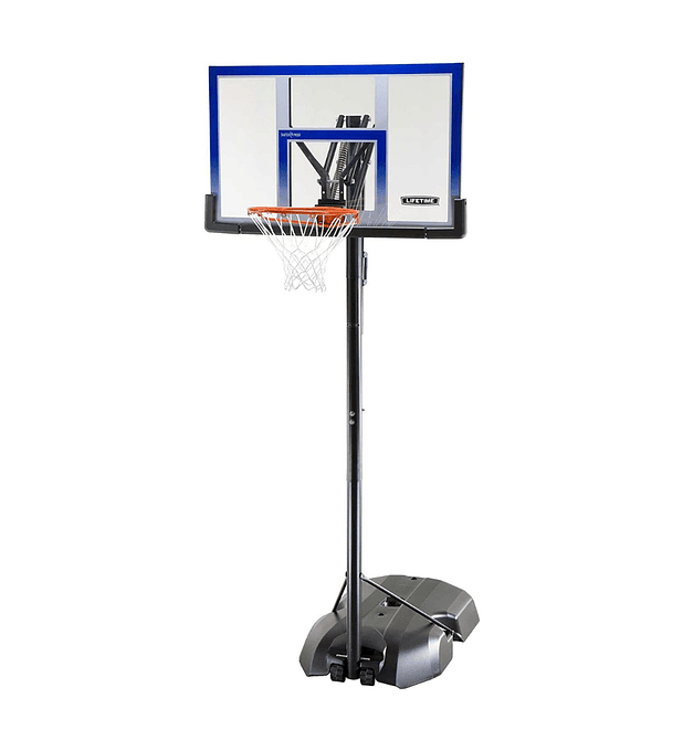 Aro de Basketball Portátil Lifetime Tablero Policarbonato 122 x 84 cm 48″ Altura Oficial Front Court
