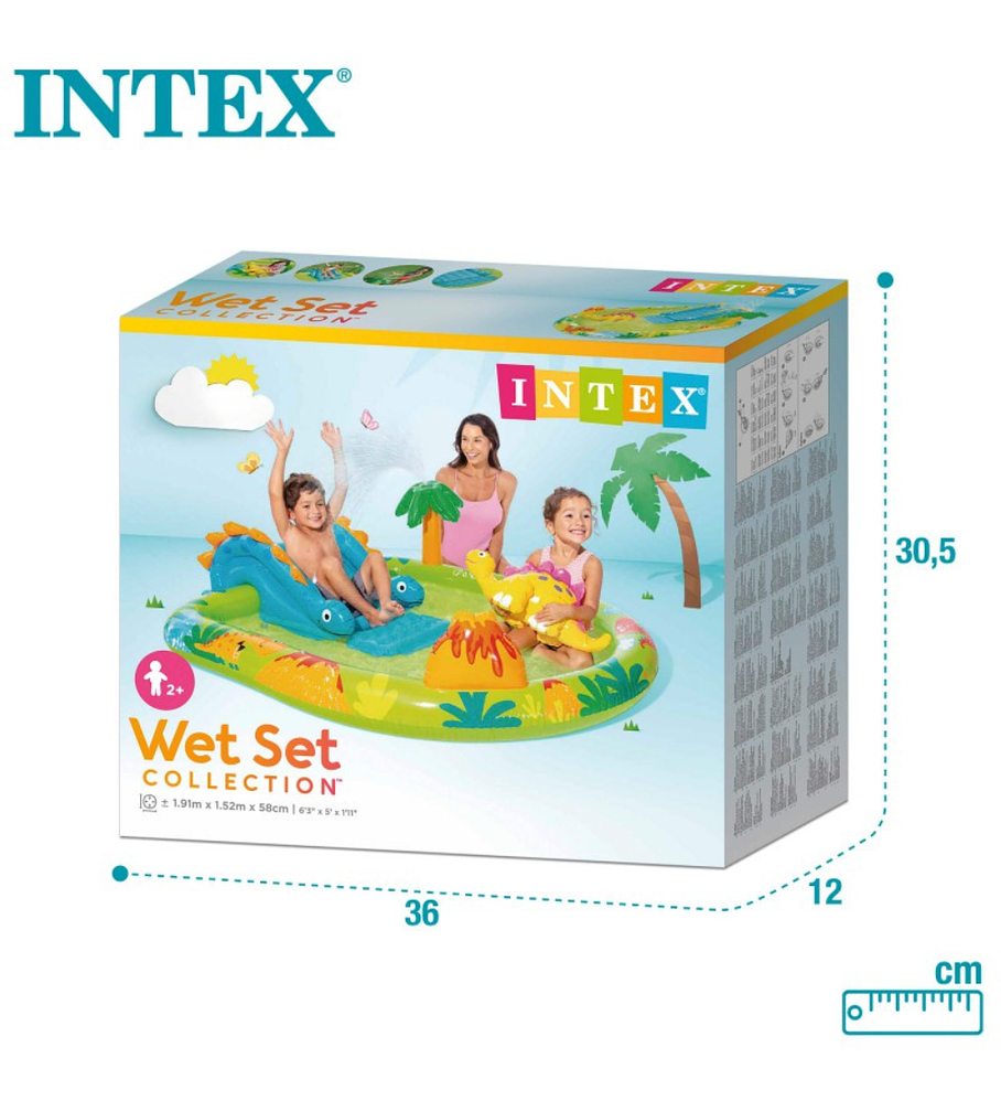 Centro de Actividad Inflable Intex Little Dino