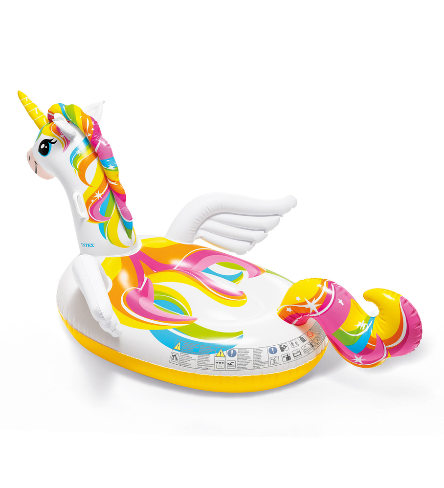 Flotador Inflable Diseño Intex Unicornio Encantado 198x140x97 Cm Enchanted Unicorn