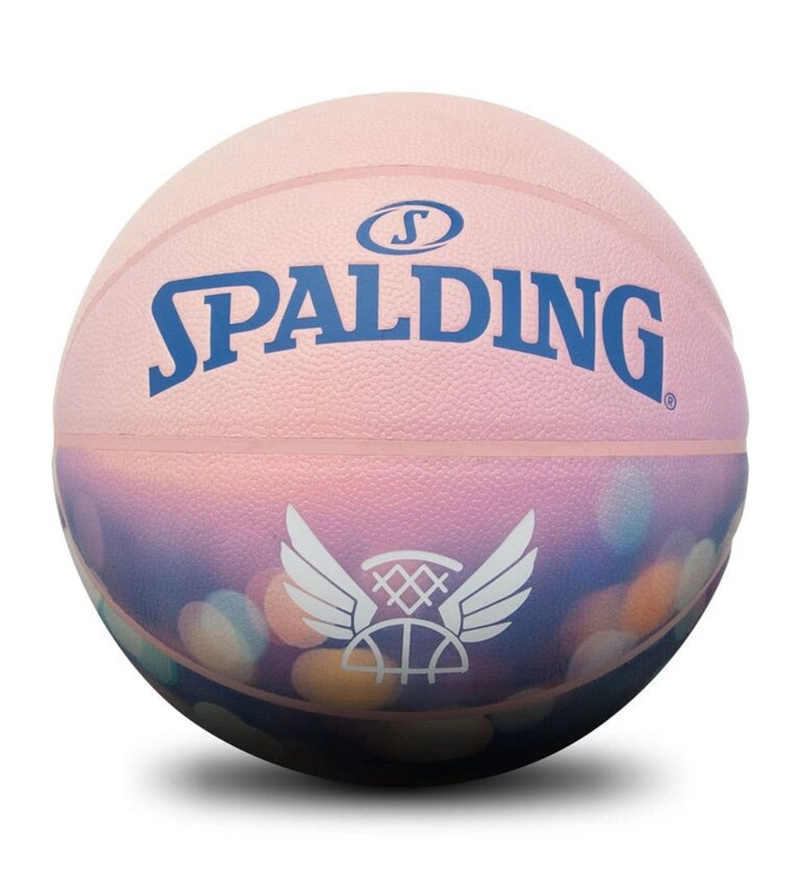 Balón Basketball Spalding Trend Nightfall Tamaño 7 Rosado
