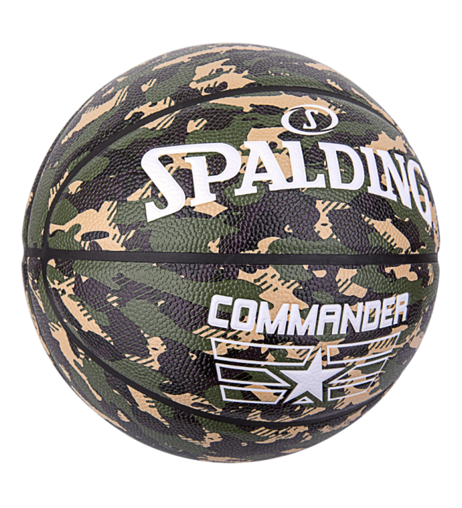 Balón Basketball Spalding Commander Camo Tamaño 7 Militar