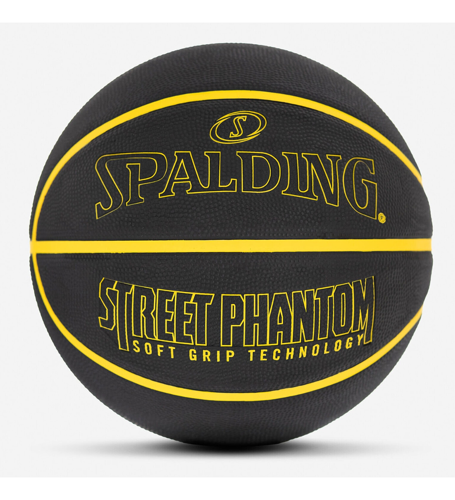Balón Basketball Spalding Street Phantom Tamaño 7 Negro Amarillo