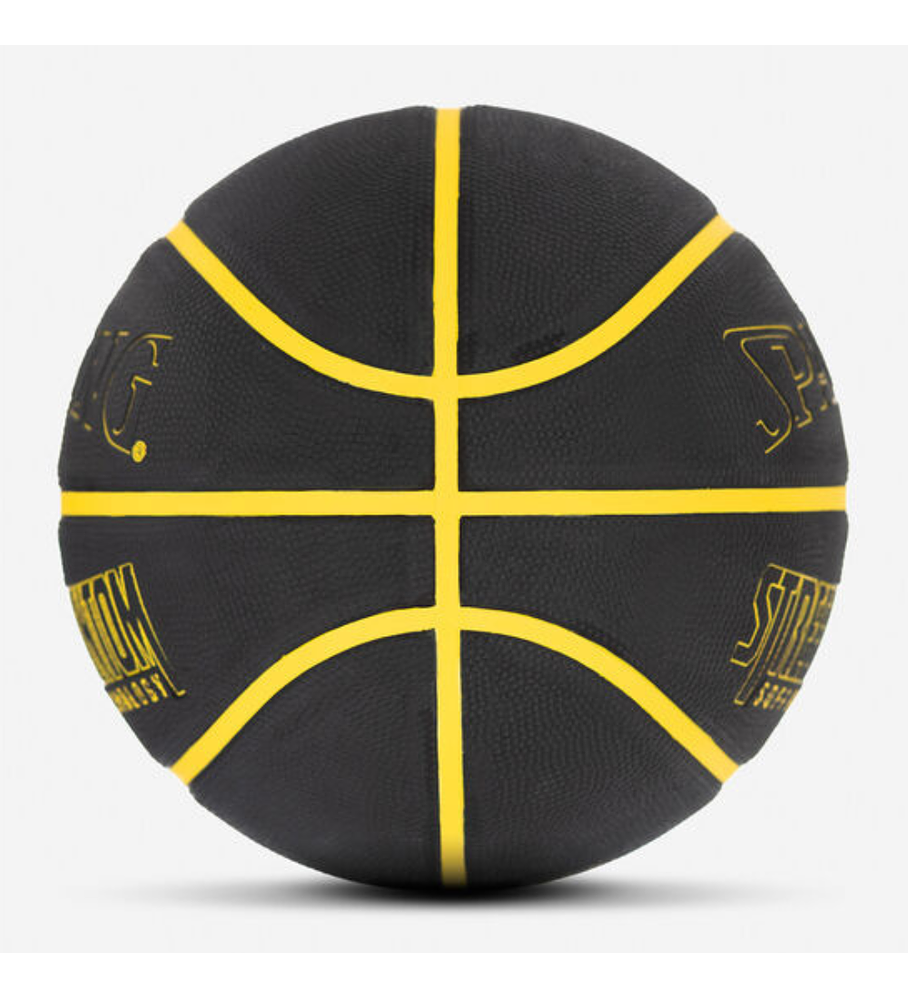 Balón Basketball Spalding Street Phantom Tamaño 7 Negro Amarillo