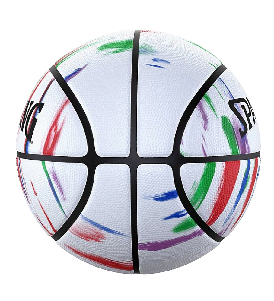 Balón Basketball Spalding Marble Series Tamaño 7 Rainbow