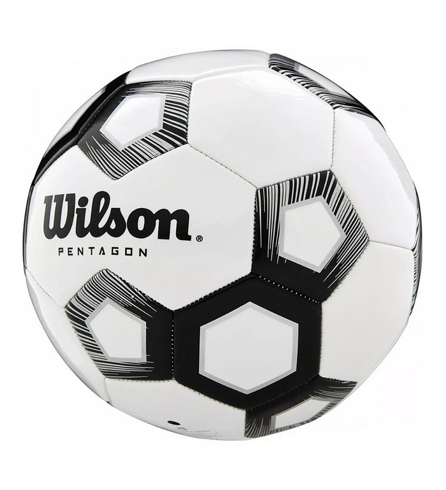 Balón Futbol Wilson Pentagon Tamaño 5 Negro