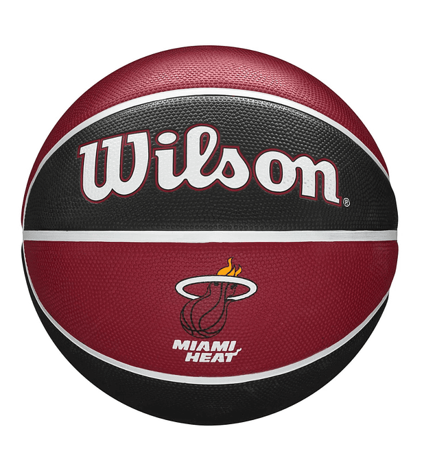 Balón Basketball Wilson NBA Team Tribute Miami Heat Tamaño 7