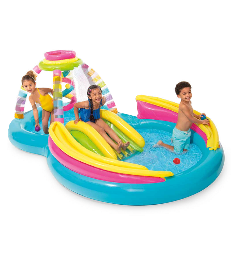 Centro de Actividad Inflable Intex Arcoíris Rainbow Funnel