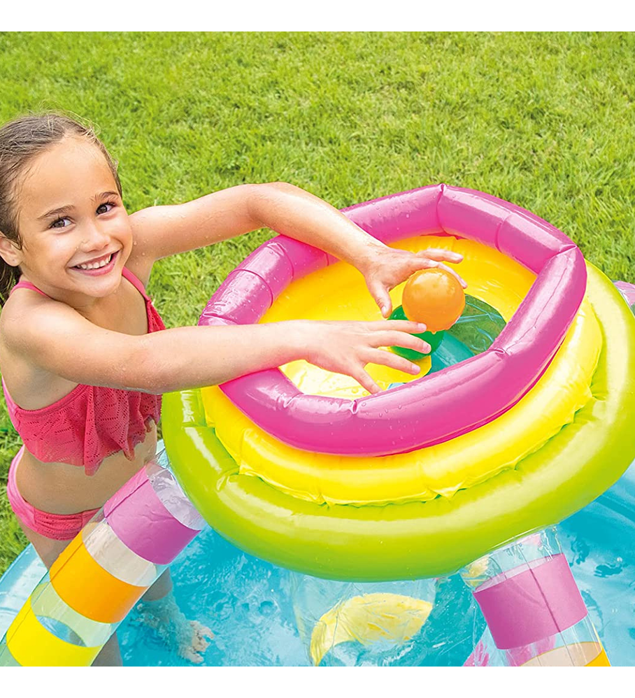 Centro de Actividad Inflable Intex Arcoíris Rainbow Funnel