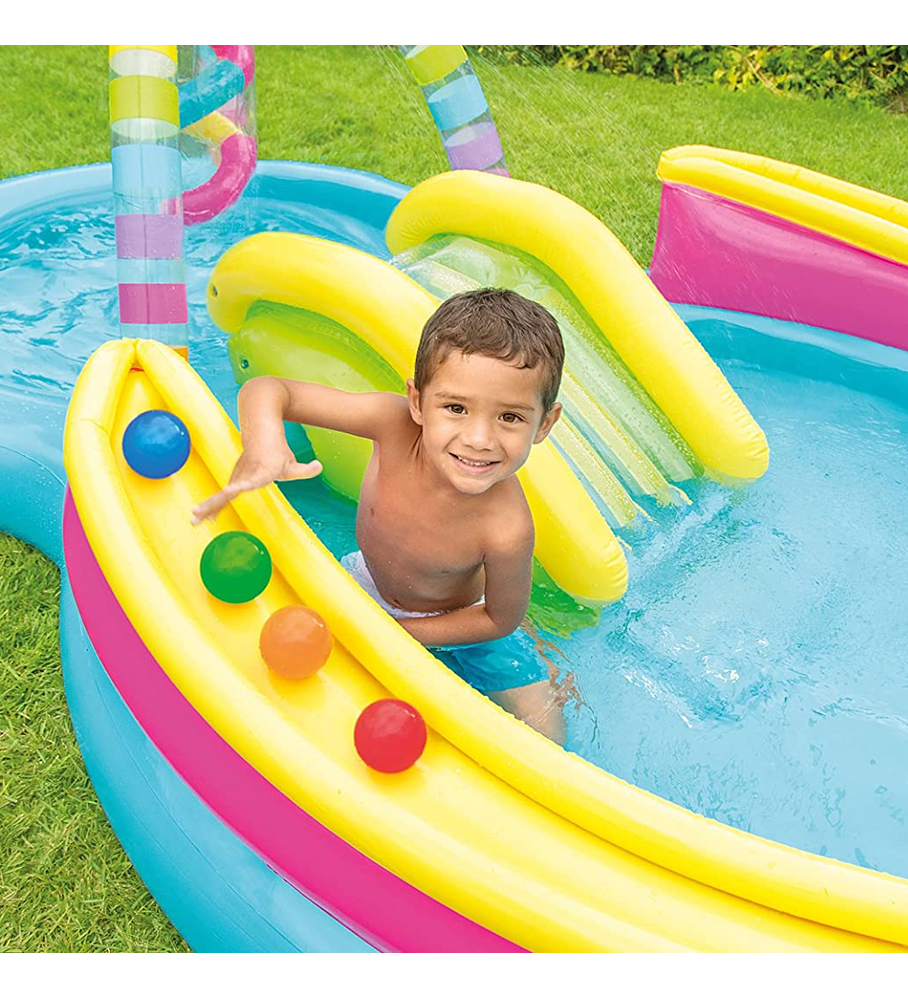 Centro de Actividad Inflable Intex Arcoíris Rainbow Funnel