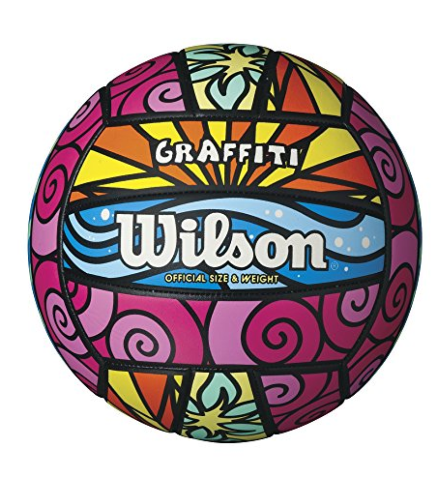 Balón Volleyball Wilson Ocean Graffiti Tamaño 5 Colores