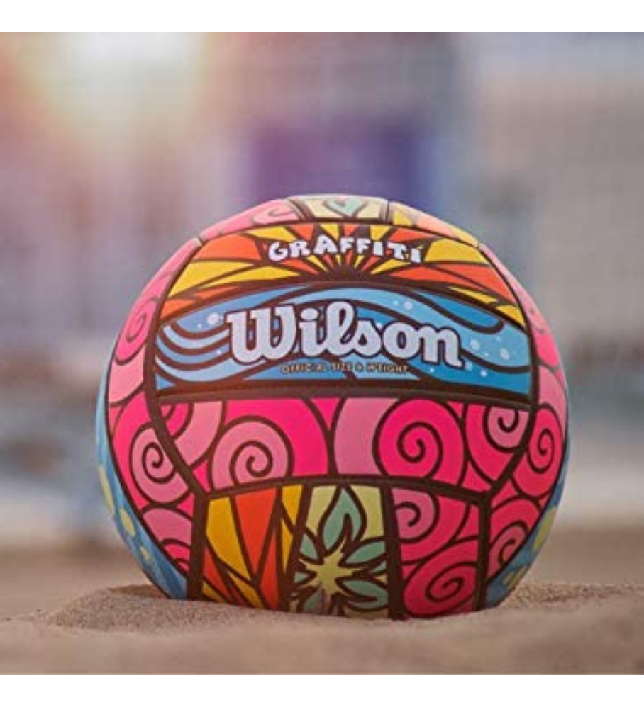 Balón Volleyball Wilson Ocean Graffiti Tamaño 5 Colores