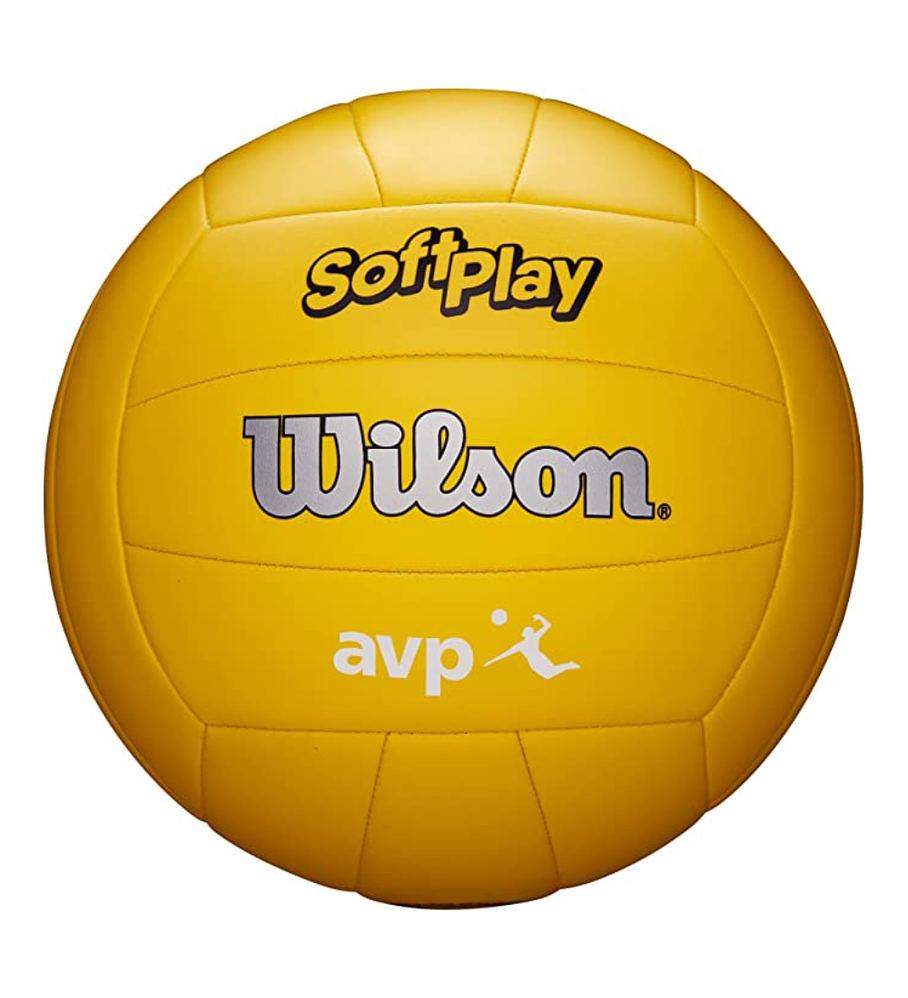 Balón Volleyball Wilson Soft Play AVP Tamaño 5 Amarillo