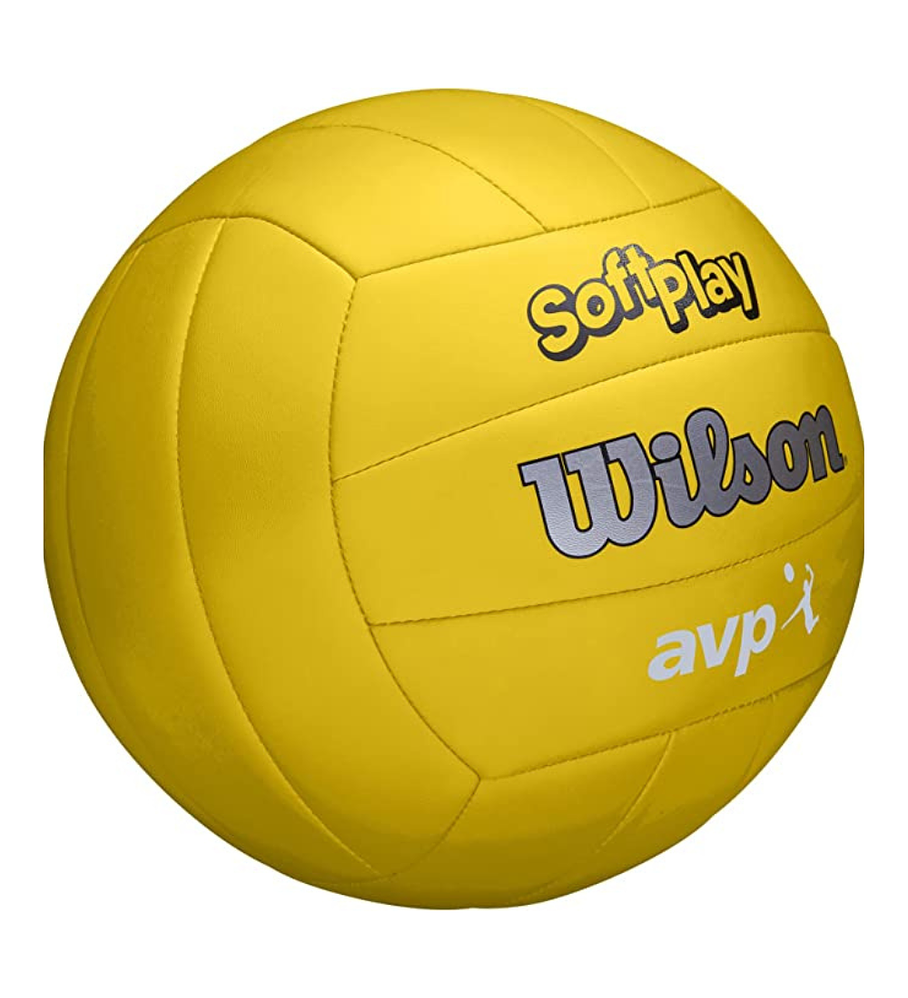 Balón Volleyball Wilson Soft Play AVP Tamaño 5 Amarillo
