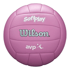 Balón Volleyball Wilson Soft Play AVP Tamaño 5 Rosado 1