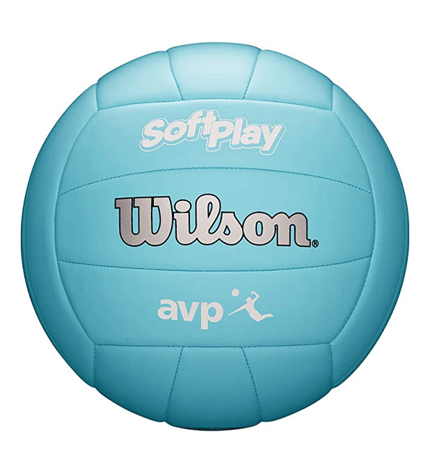 Balón Volleyball Wilson Soft Play AVP Tamaño 5 Azul