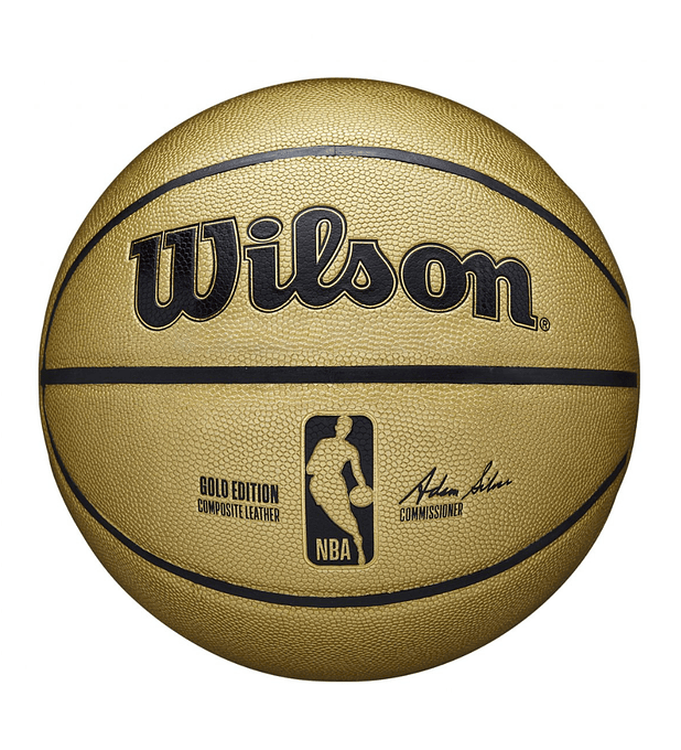 Balón Basketball Wilson NBA Commemorative Gold Edition Tamaño 7 Dorado