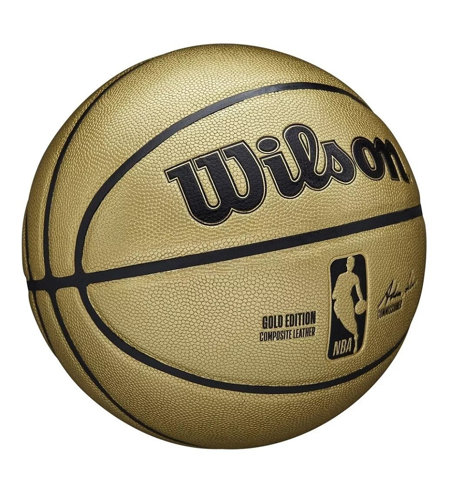 Balón Basketball Wilson NBA Commemorative Gold Edition Tamaño 7 Dorado