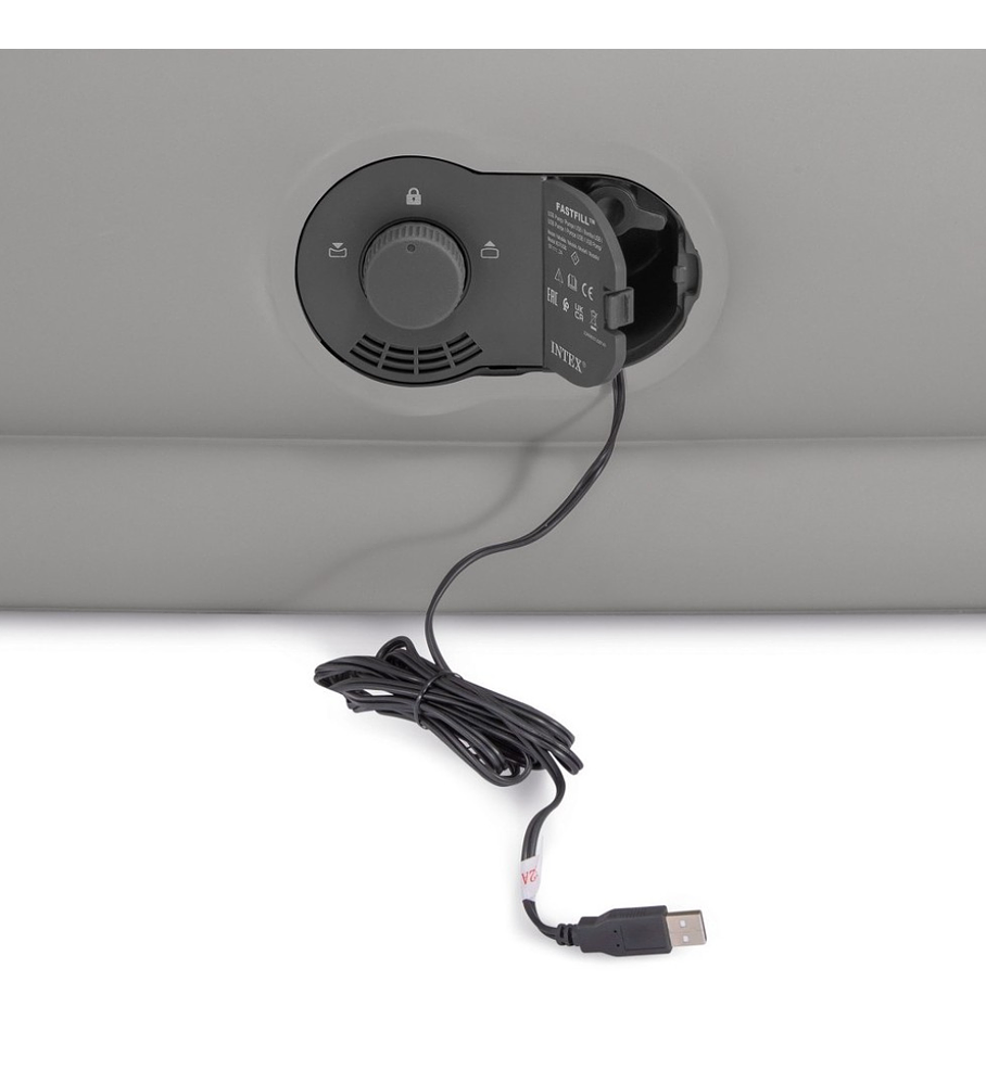 Colchón Inflable Eléctrico USB Intex 1,5 Plazas 99x191x36 Cm Mid-Rise Comfort