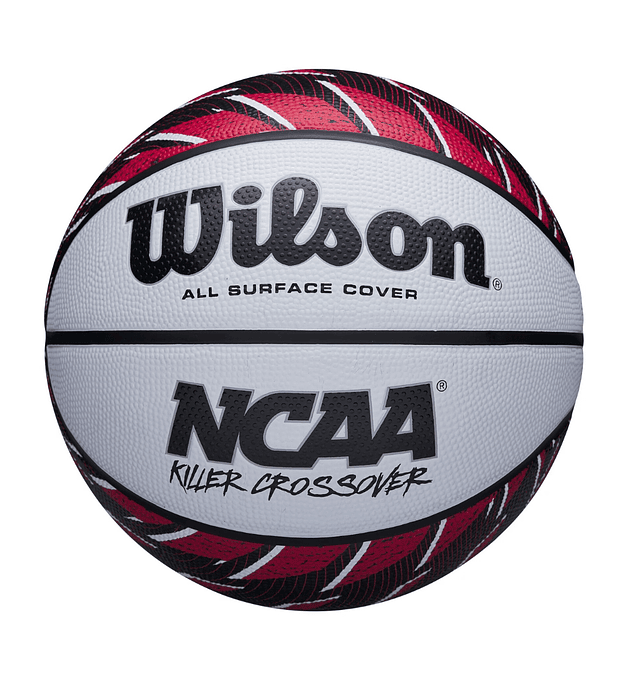 Balón Basketball Wilson NCAA Killer Crossover Tamaño 7 Rojo