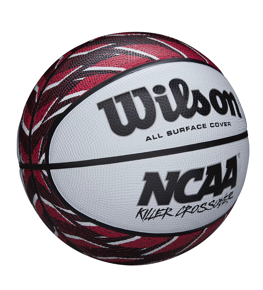 Balón Basketball Wilson NCAA Killer Crossover Tamaño 7 Rojo