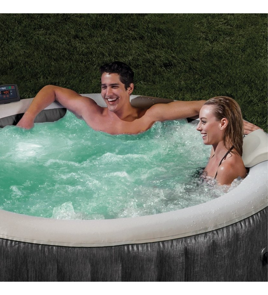 Spa Hot Tub Inflable Intex Greywood Deluxe 4 Personas