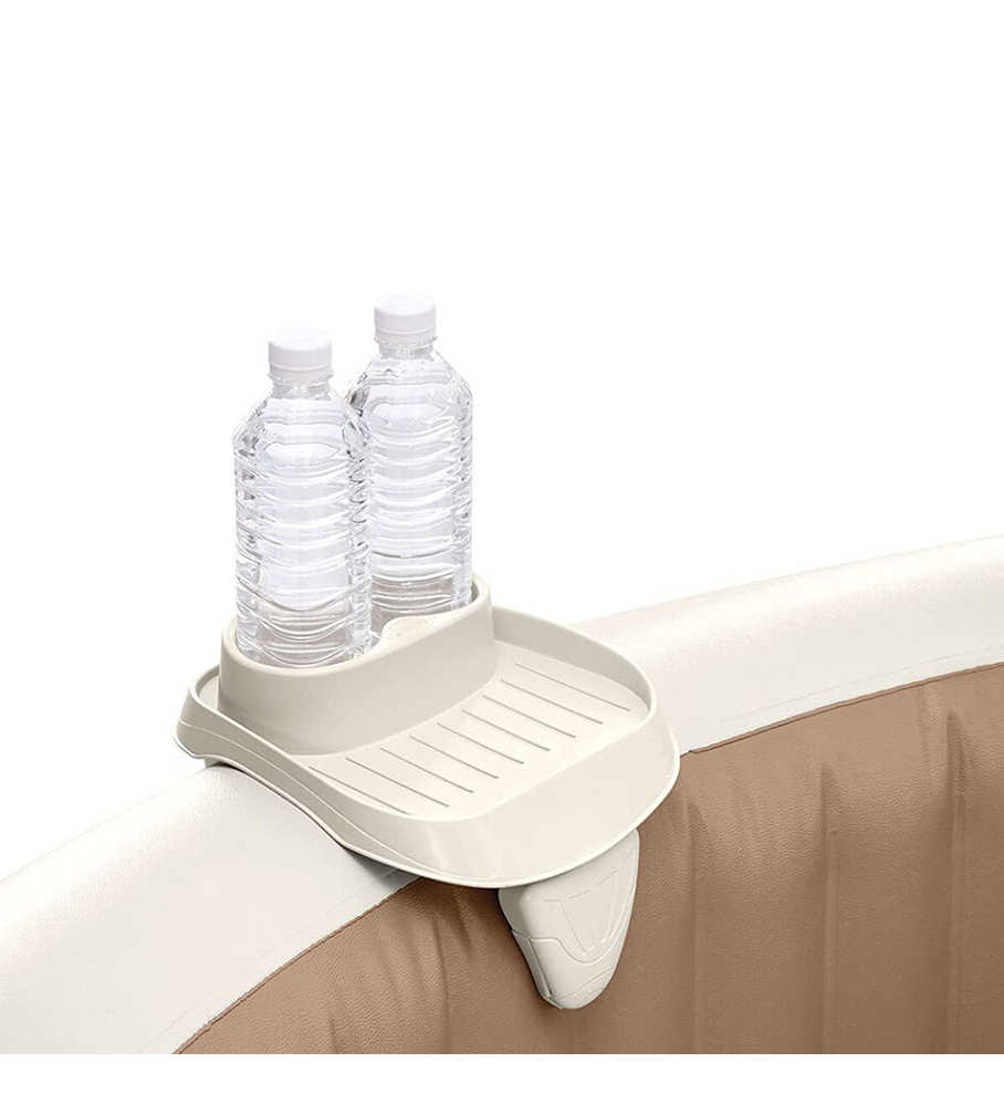 Soporte Para Bebidas Spa Hot Tub 2 Portavasos + Bandeja Intex 26x22x18 Cms