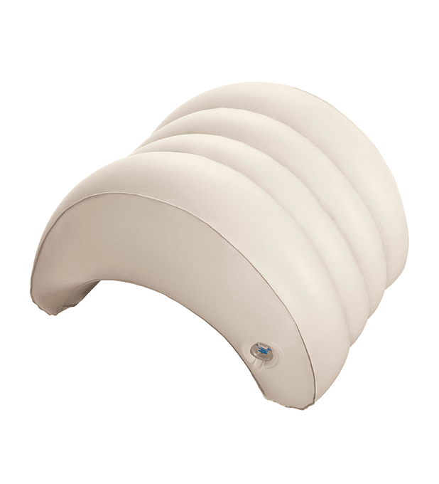 Almohada Inflable Para Spa Hot Tub Intex Headrest Color Crema